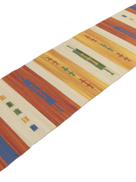 kilim indiano Authentic Modern e Original, handmade, 200x60 cm