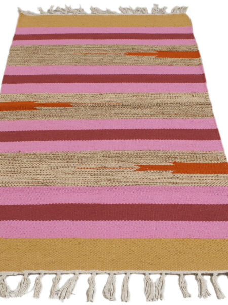kilim indiano Authentic Modern e Original, handmade, 80x50 cm