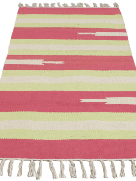 kilim indiano Authentic Modern e Original, handmade, 80x50 cm