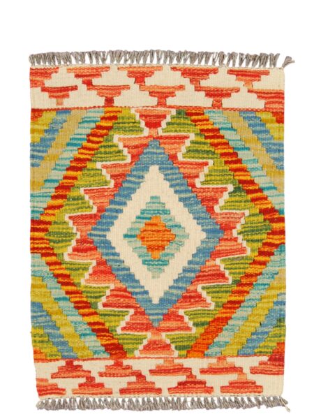 kilim Kaudani Original Authentic Knotted a Hand 55x44 cm