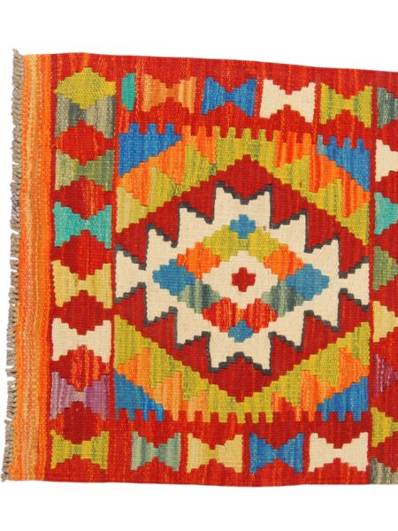 kilim Kaudani Original Authentic Knotted a Hand 50x50 cm