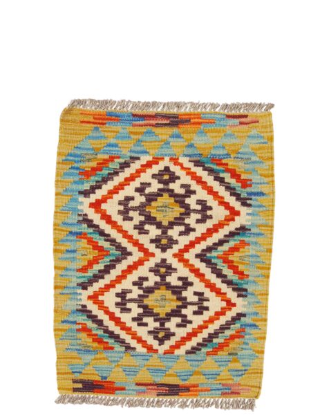 kilim Kaudani Original Authentic Knotted a Hand 60x44 cm
