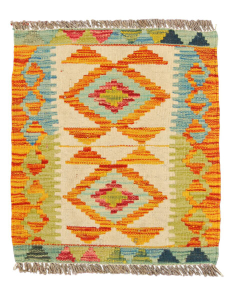 kilim Kaudani Original Authentic Knotted a Hand 58x43 cm