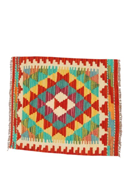 kilim Kaudani Original Authentic Knotted a Hand 55x48 cm