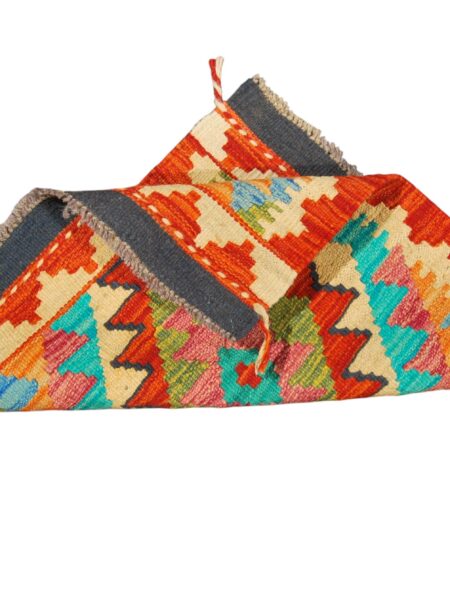 kilim Kaudani Original Authentic Knotted a Hand 51x48 cm