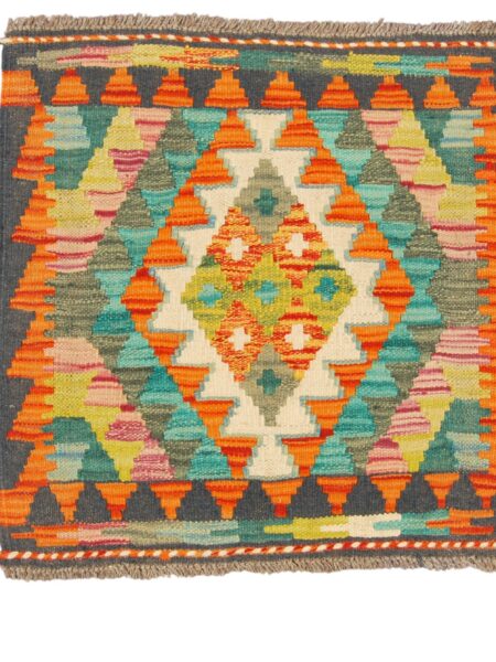 kilim Kaudani Original Authentic Knotted a Hand 53x51 cm