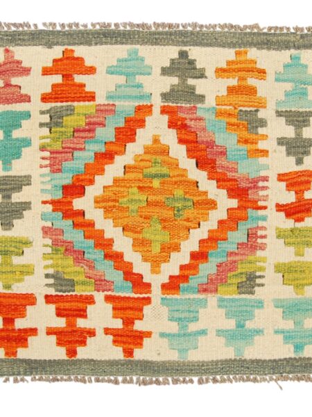 kilim Kaudani Original Authentic Knotted a Hand 50x50 cm