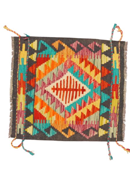 kilim Kaudani Original Authentic Knotted a Hand 55x50 cm