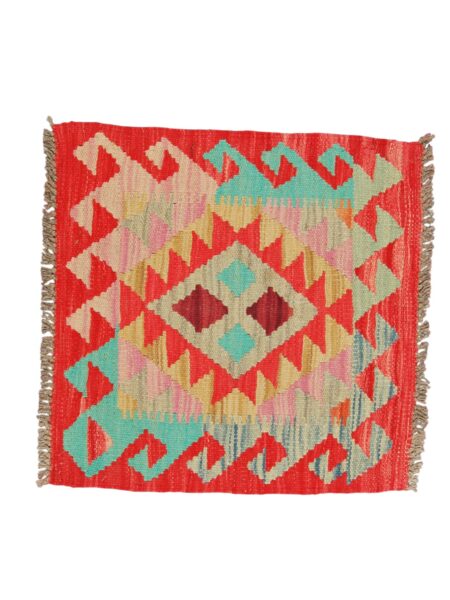 kilim Kaudani Original Authentic Knotted a Hand 51x51 cm