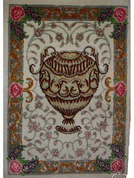 Rug Oriental Original handmade, Size: 47X33 cm with certificate of authenticity