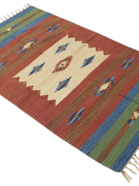 200x140 cm cm Autentik kilim Kelim Original Hand Made Classic STYL - EASY TO CLEAN - DOUBLE FACE
