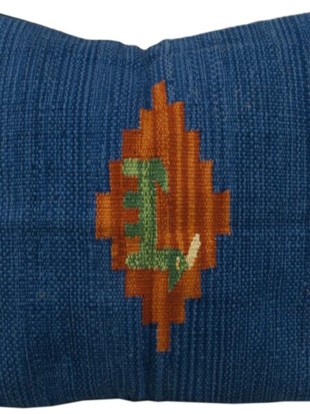 - 40x40 cm Authentic Cushion Square kilim handmade golden