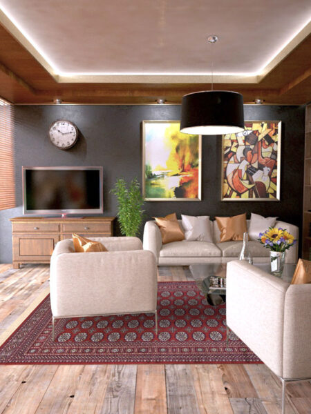 Rug Modern New con Machine Loom - 140x95 cm