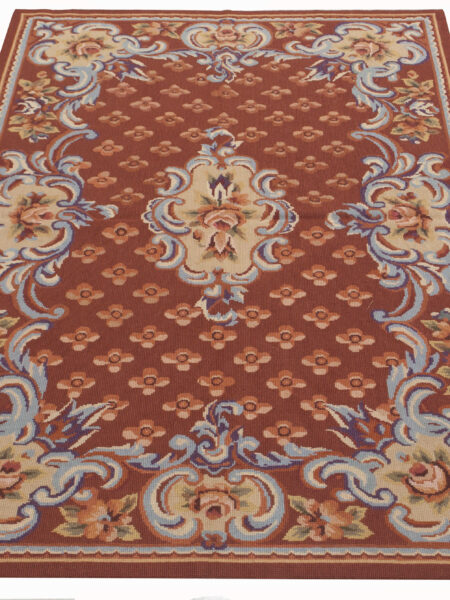 Aubusson Mezzopunto Classic Floreale Francia Design - 152x91 cm