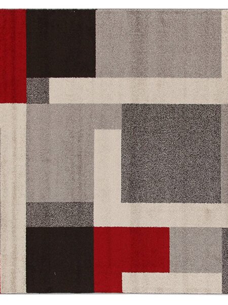 Rug Modern New con Machine Loom Gazvin White - 230x160 cm