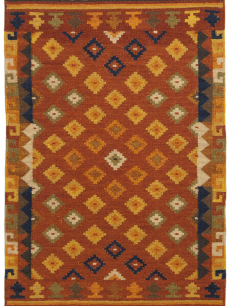 Rug kilim New in Wool Original handmade 90x60 cm