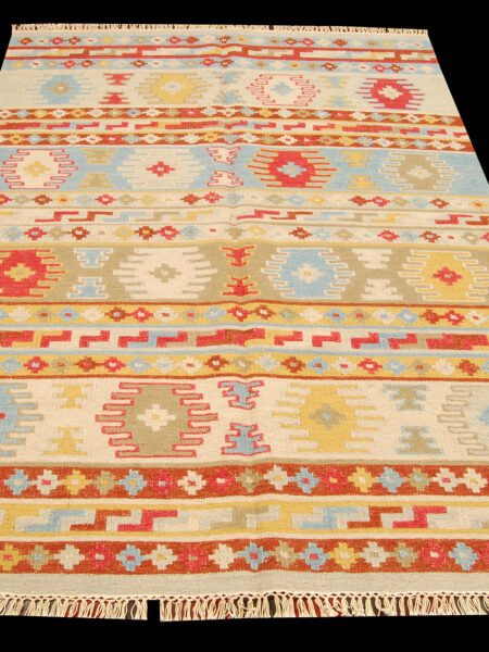 300x200 cm kilim Authentic Original handmade Easy to Clean style Modern - Reversible