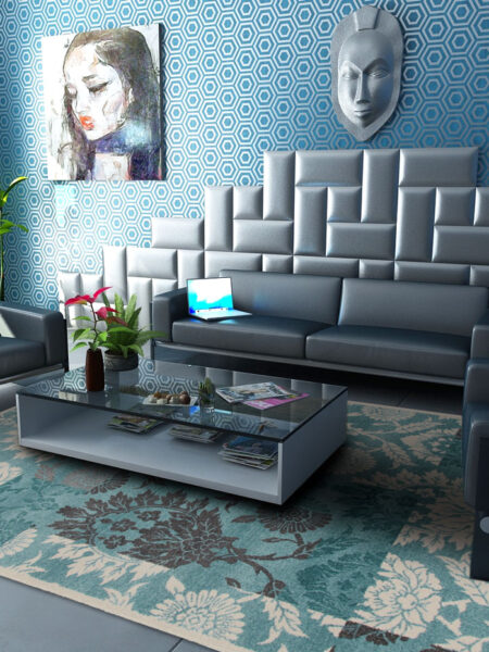 Rug Modern New con Machine Loom - 230x160 cm - (GalleriaF
