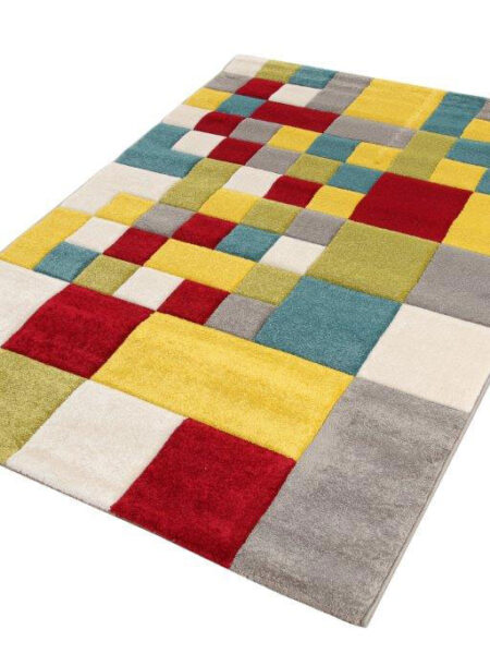 - 190x133 cm Rug Modern New con Machine Loom Ide