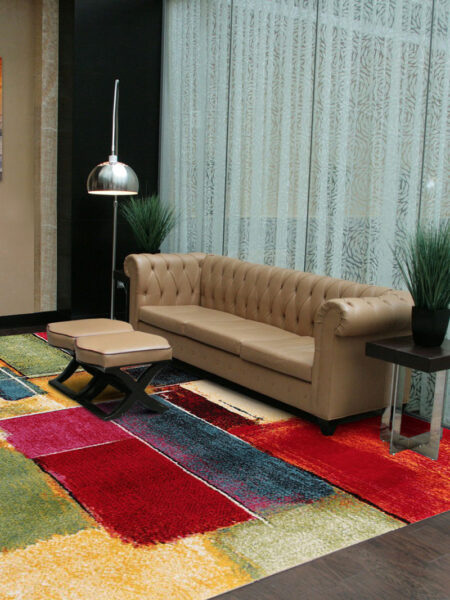 200x200 cm Rug Modern New Machine-Loomed Hand-Finished