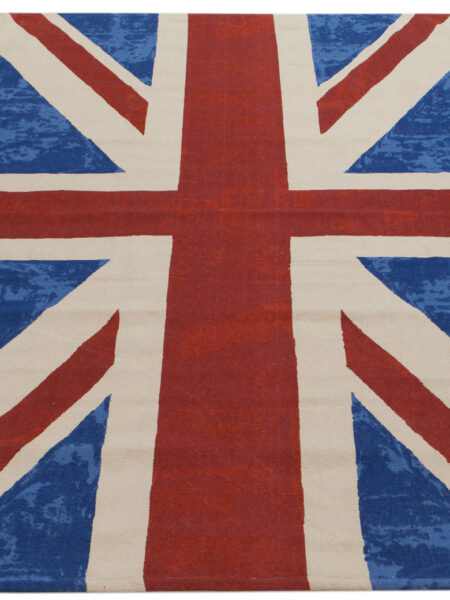 Carpet Rug Ikat Cotton Blue 120x180 cm