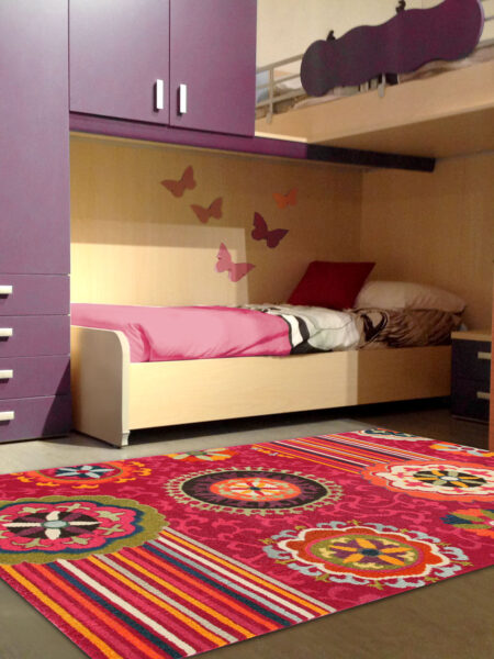 190x133 cm Rug Modern New con Machine Loom Ide