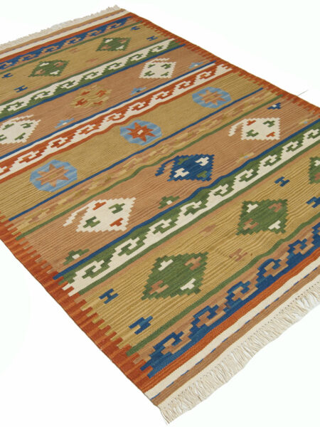 TEPPICH NEW kilim 80% Wool 20% COTTON 110x60 cm #