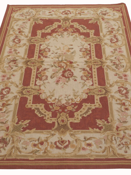 Aubusson Mezzopunto Classic Floreale Francia Design - 152x91 cm