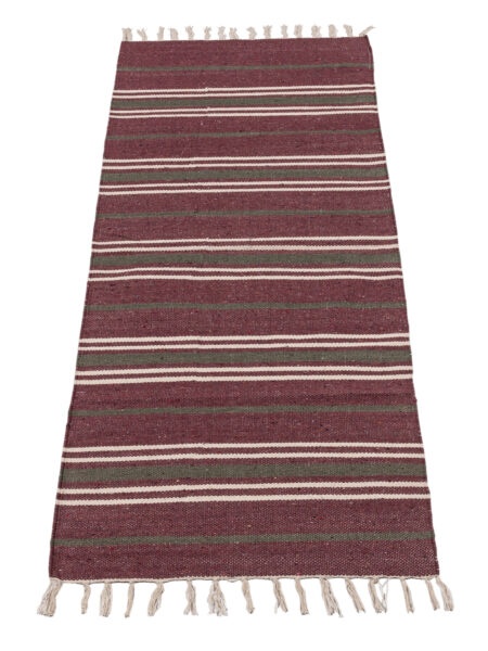 (Machine washable 30°) kilim Original Authentic Hand Made 140x57 cm
