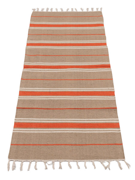 (Machine washable 30°) kilim Original Authentic Hand Made 140x57 cm