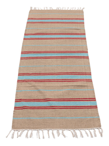 (Machine washable 30°) kilim Original Authentic Hand Made 140x57 cm