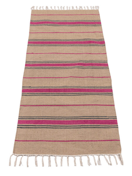 (Machine washable 30°) kilim Original Authentic Hand Made 140x57 cm