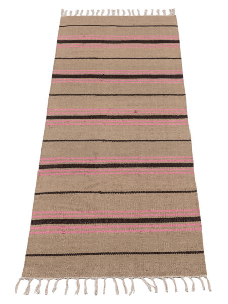 (Machine washable 30°) kilim Original Authentic Hand Made 140x57 cm