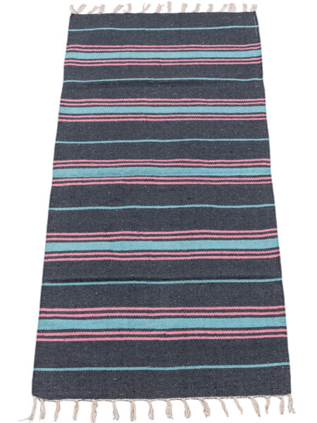 (Machine washable 30°) kilim Original Authentic Hand Made 140x57 cm