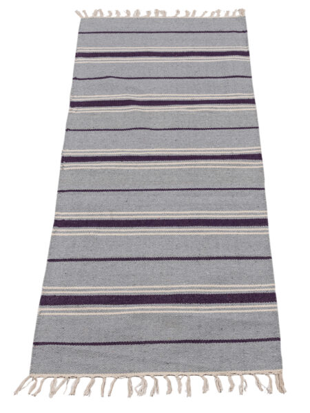 (Machine washable 30°) kilim Original Authentic Hand Made 140x57 cm