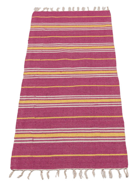 (Machine washable 30°) kilim Original Authentic Hand Made 140x57 cm