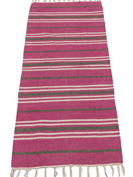 (Machine washable 30°) kilim Original Authentic Hand Made 140x57 cm