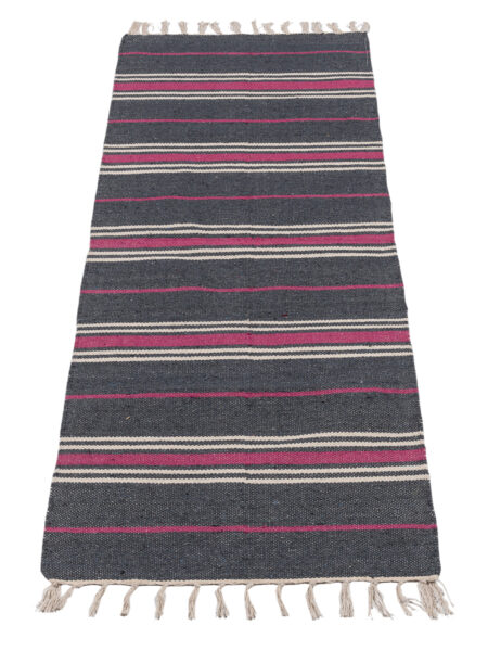 (Machine washable 30°) kilim Original Authentic Hand Made 140x57 cm