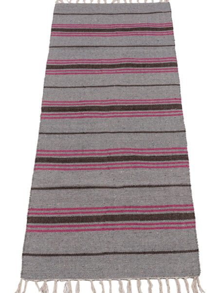 (Machine washable 30°) kilim Original Authentic Hand Made 140x57 cm
