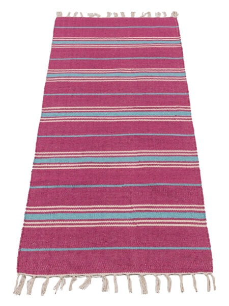 (Machine washable 30°) kilim Original Authentic Hand Made 140x57 cm