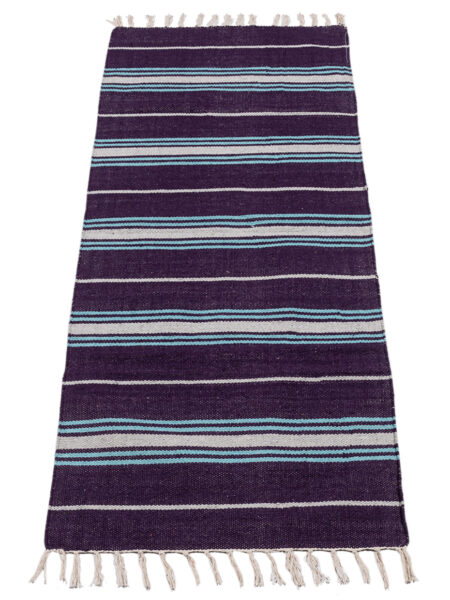 (Machine washable 30°) kilim Original Authentic Hand Made 140x57 cm