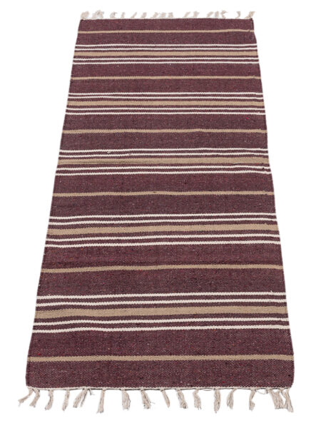 (Machine washable 30°) kilim Original Authentic Hand Made 140x57 cm