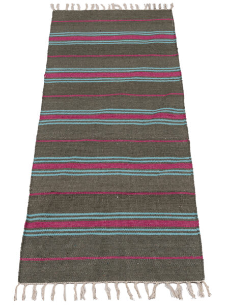 (Machine washable 30°) kilim Original Authentic Hand Made 140x57 cm