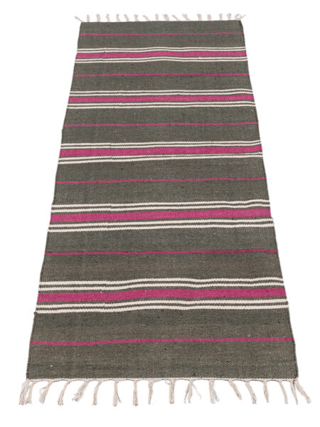 (Machine washable 30°) kilim Original Authentic Hand Made 140x57 cm