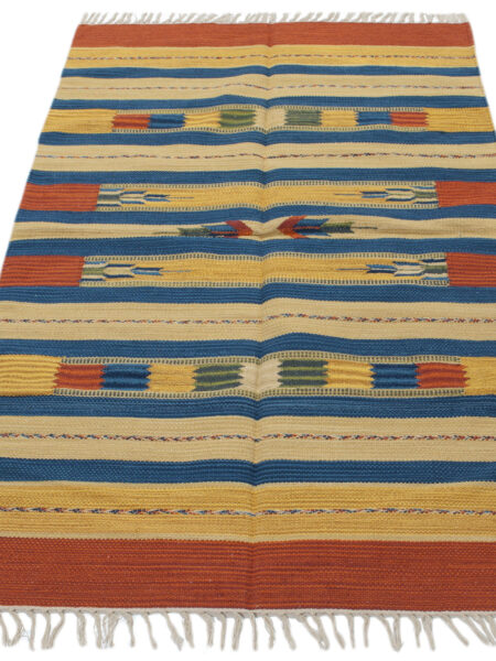kilim Authentic Original handmade, Reversible, 100% Cotton 90x60 cm