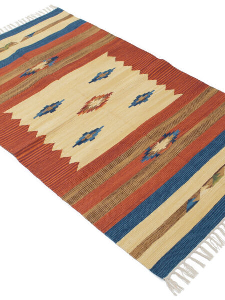 kilim indiano Authentic e Original, handmade, 200x140 cm