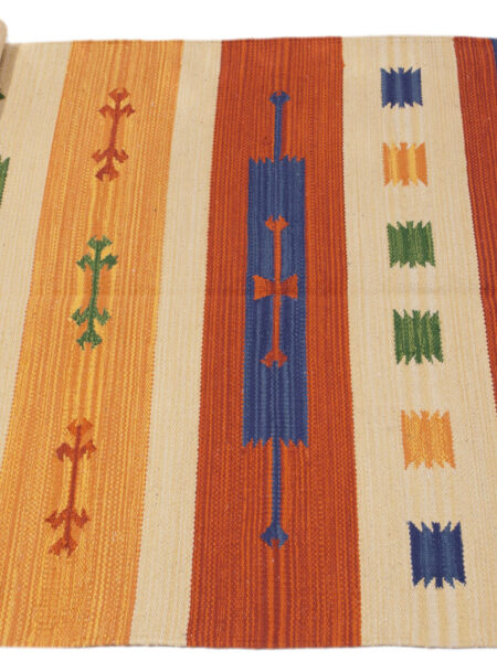 kilim Authentic Original handmade, Reversible, 100% Cotton 90x60 cm