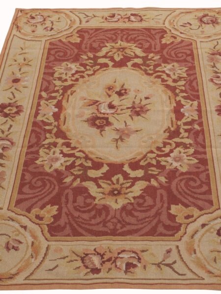 152x91 cm Aubusson Mezzopunto Classic Floreale Francia Design