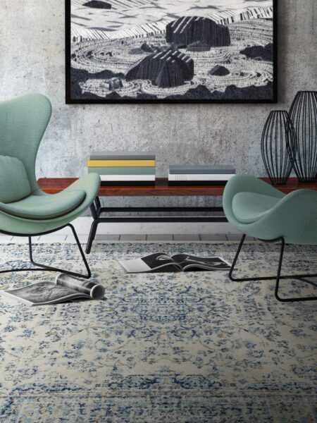 Rug Modern New con Machine Loom 190x133 cm
