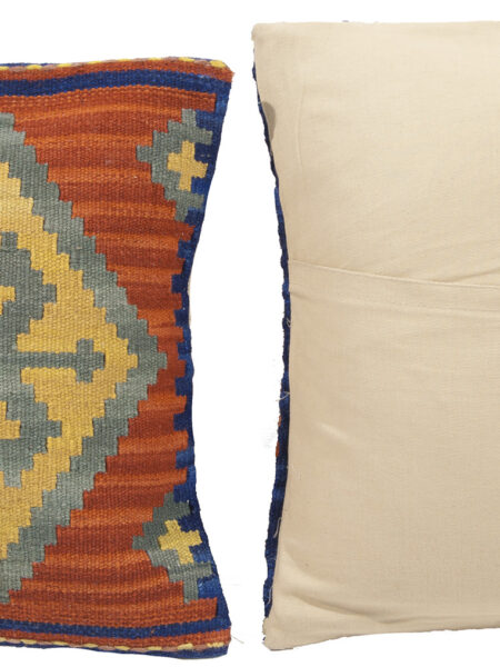 - 40x40 cm Authentic Cushion Square kilim handmade